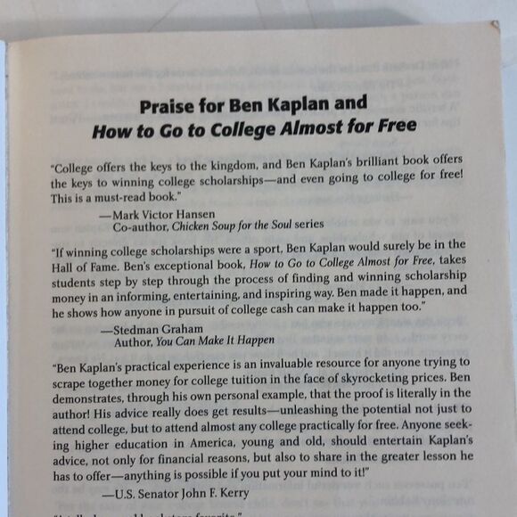 HowTo Go To College for Almost Free by Ben Kaplan - Picture 6 of 14